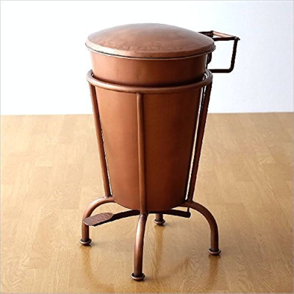 Amazon｜ゴミ箱 おしゃれ ペダル ふた付き ペダルビン アイアン