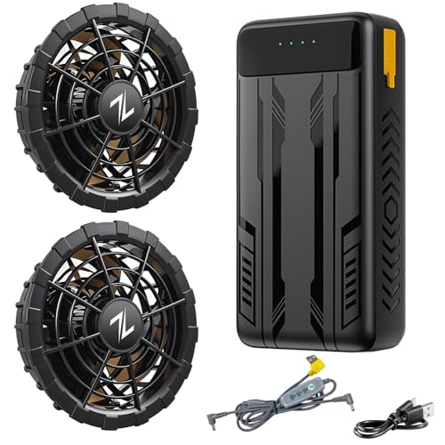 Amazon.co.jp: 【41400mAh大容量バッテリー クリップ付き】空調作業