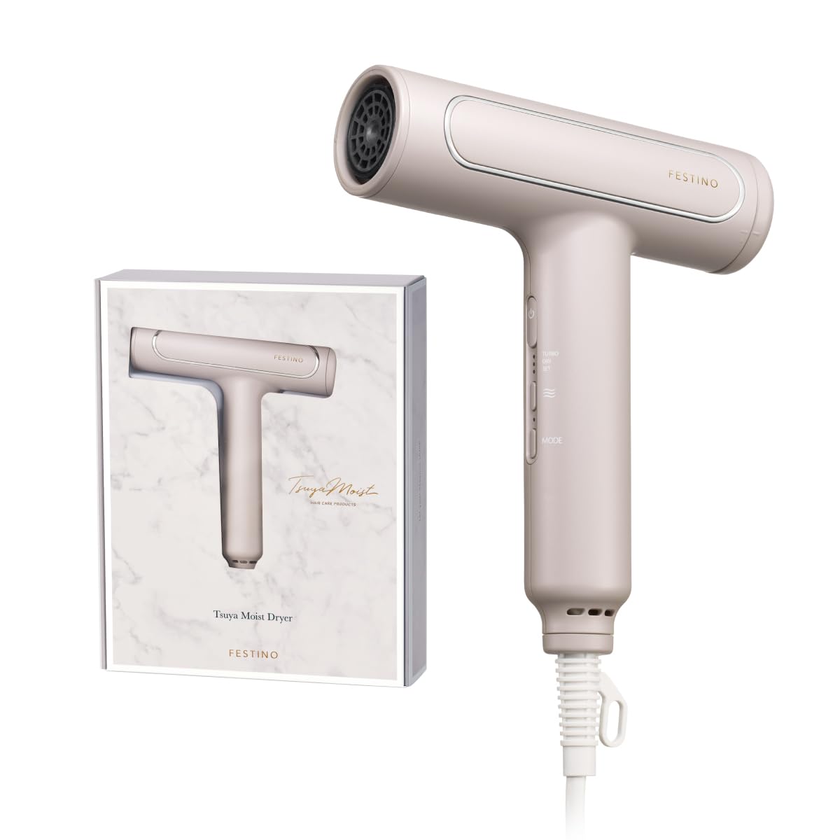 Amazon.co.jp: FESTINO(フェスティノ) ツヤモイストドライヤー (SMHB