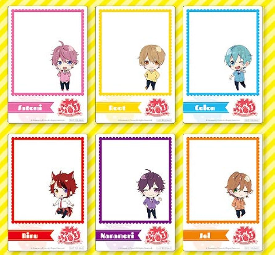 Amazon.co.jp: 全6種セット すとぷり オリジナル クリアカード 第1弾