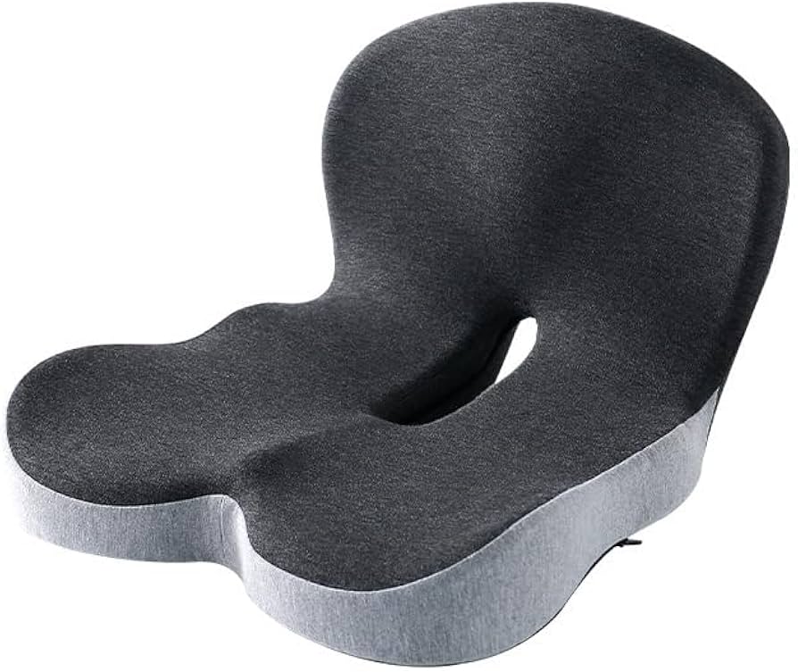 Amazon.co.jp: Reelyo 腰痛 クッション 姿勢矯正 椅子 骨盤矯正 坐骨
