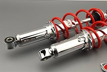 Amazon | OKD製荒巻サスペンション300mm赤モンキー カブDAX | バイク