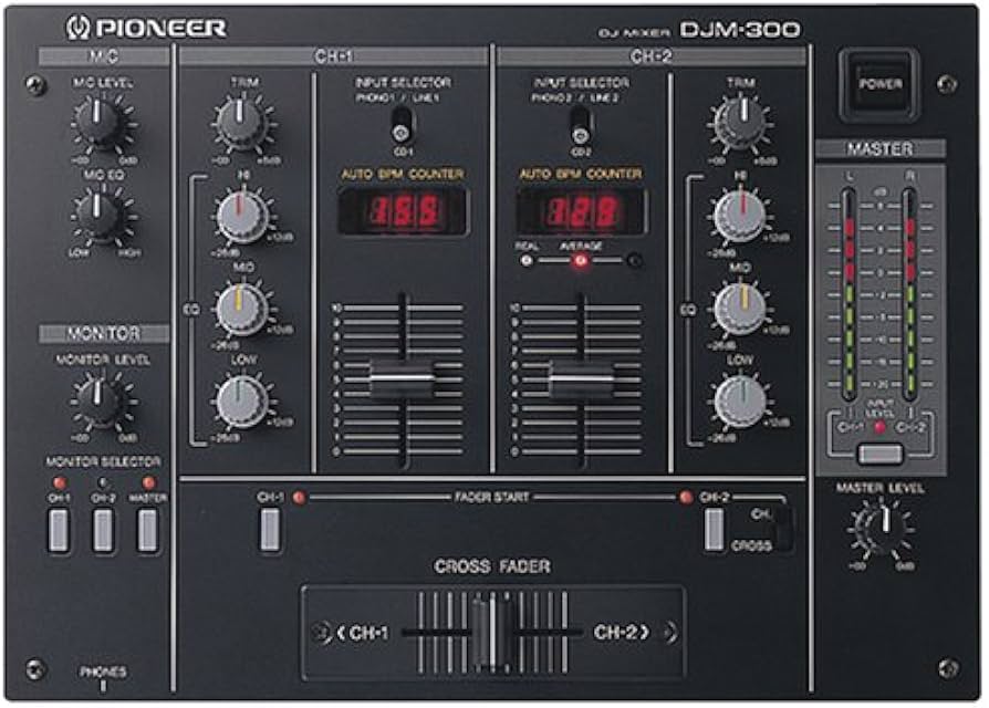 Amazon | PIONEER パフォーマンスDJミキサー DJM-300 ブラック | DJ