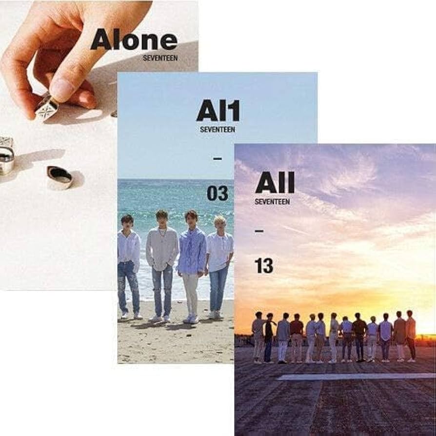 Amazon.com: SEVENTEEN [AL1] 4th Mini Album ALONE + AL1 + ALL 3 Ver