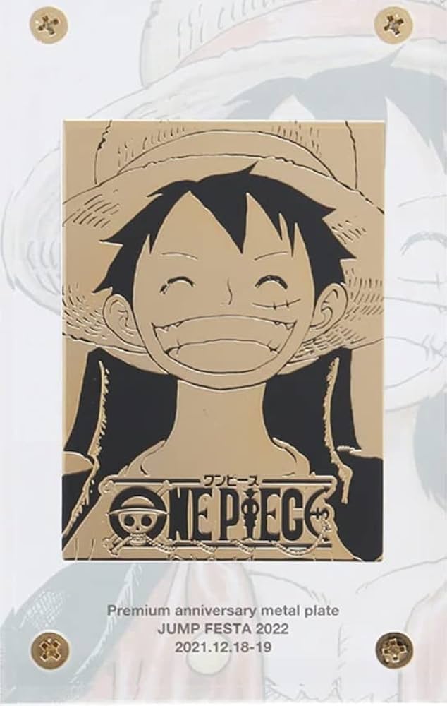新品 ルフィ プレミアム記念メタルプレート 「ワンピース」 Jfcollect
