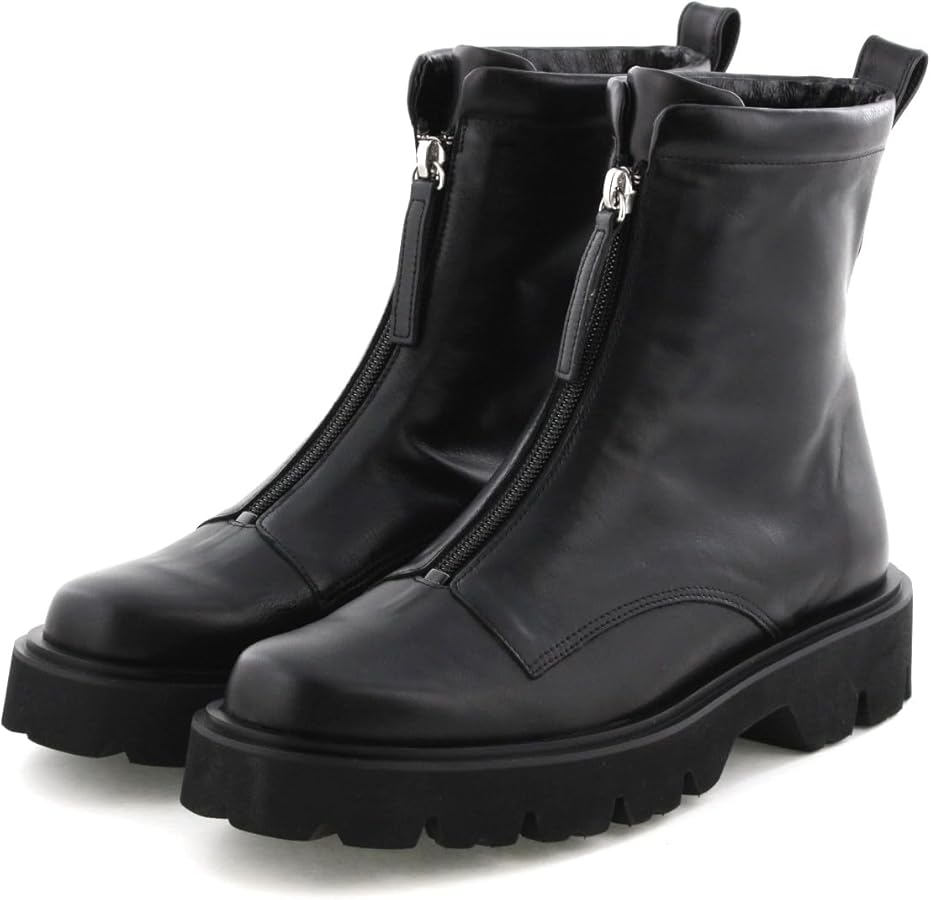 Amazon | HIMIKO/ヒミコ/トラックソールフロントジップブーツ/641409