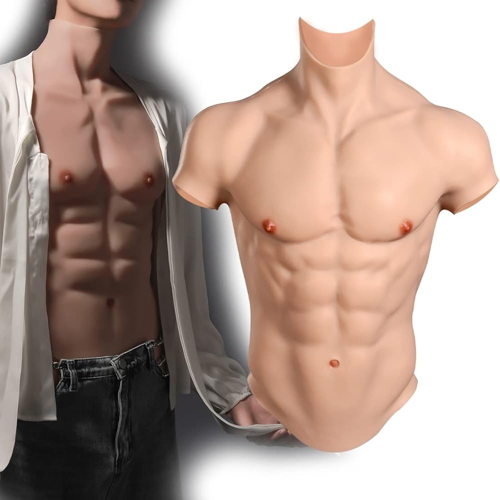 Amazon | [XINGRUI] 筋肉服 筋肉スーツ シリコン筋肉スーツコスプレ用