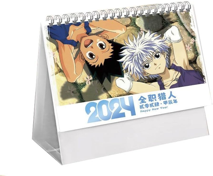 Amazon.co.jp: JIACAI ハンターハンター カレンダー 2024 年 卓上