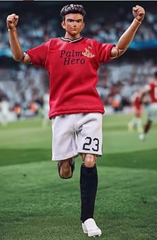 Amazon.co.jp: [AC]DID 1/12 SF80007 サッカー選手 赤チーム 可動