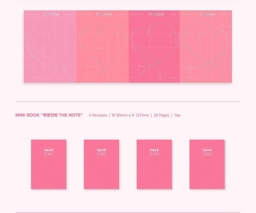 Amazon.com: BTS Map of The Soul : Persona [Ver.01+Ver.02+Ver.03+
