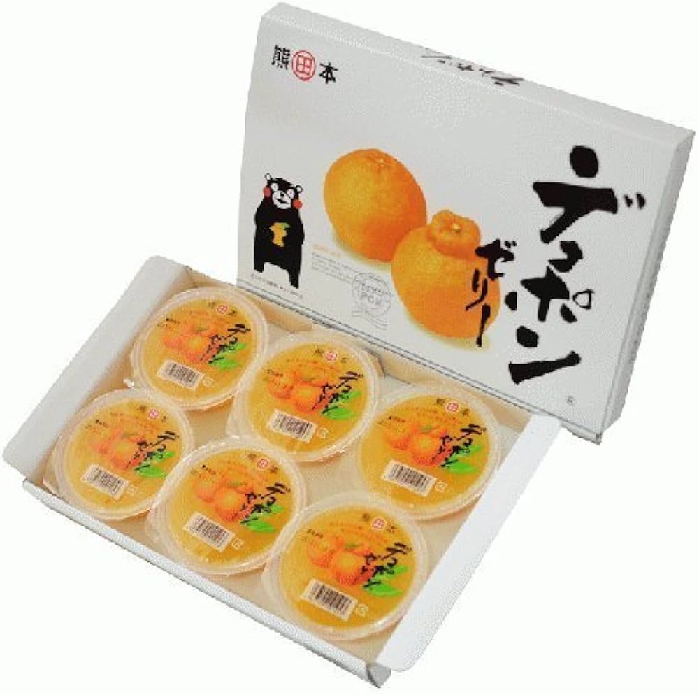 Amazon.co.jp: JAあしきた デコポンゼリー (6個入り(化粧箱