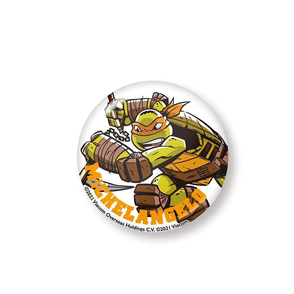Amazon | ミュータント・タートルズ 38mm缶バッジ ミケランジェロ