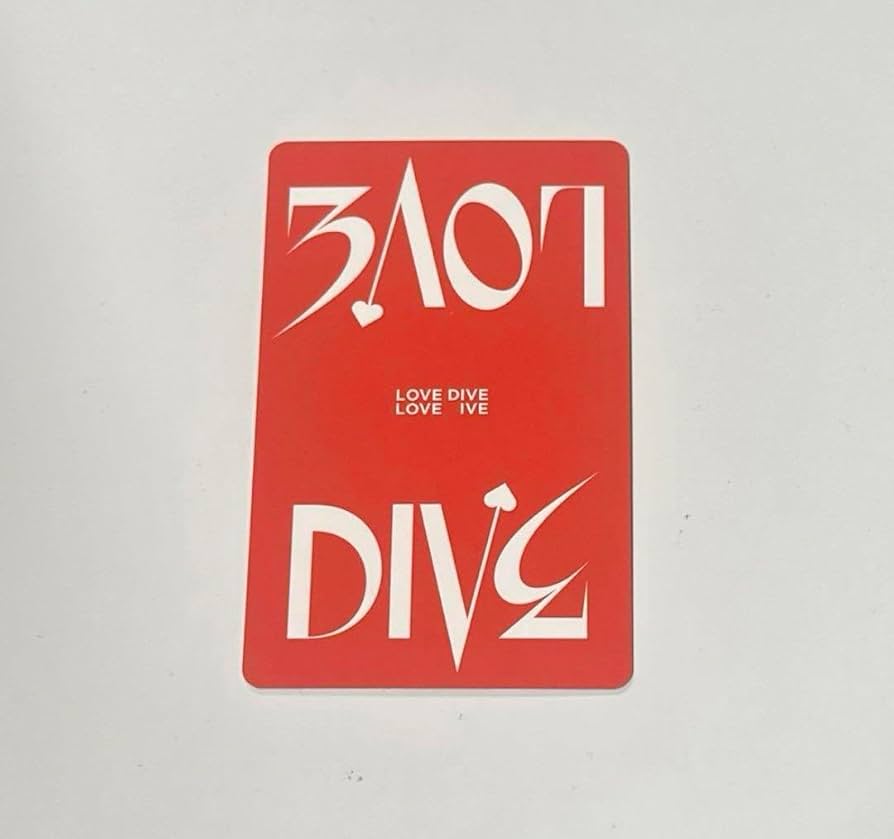 Amazon.co.jp: IVE アルバム LOVE DIVE スタシ購入特典 ハートトレカ