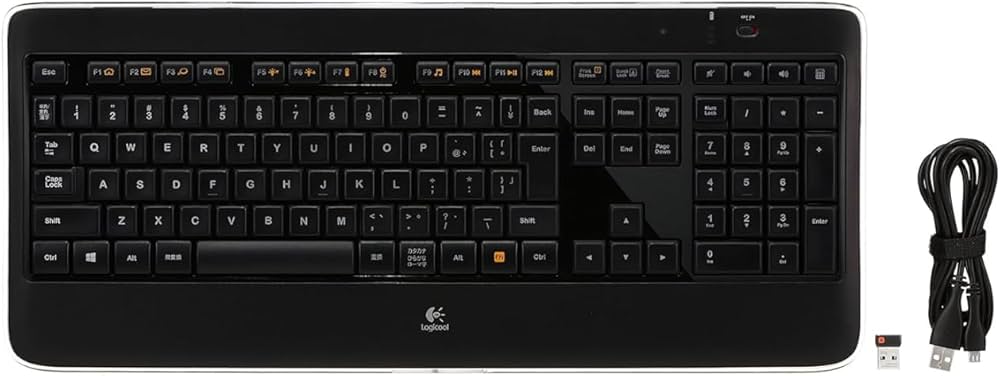 Amazon.co.jp: ロジクール 2.4GHzワイヤレス イルミネートキーボード