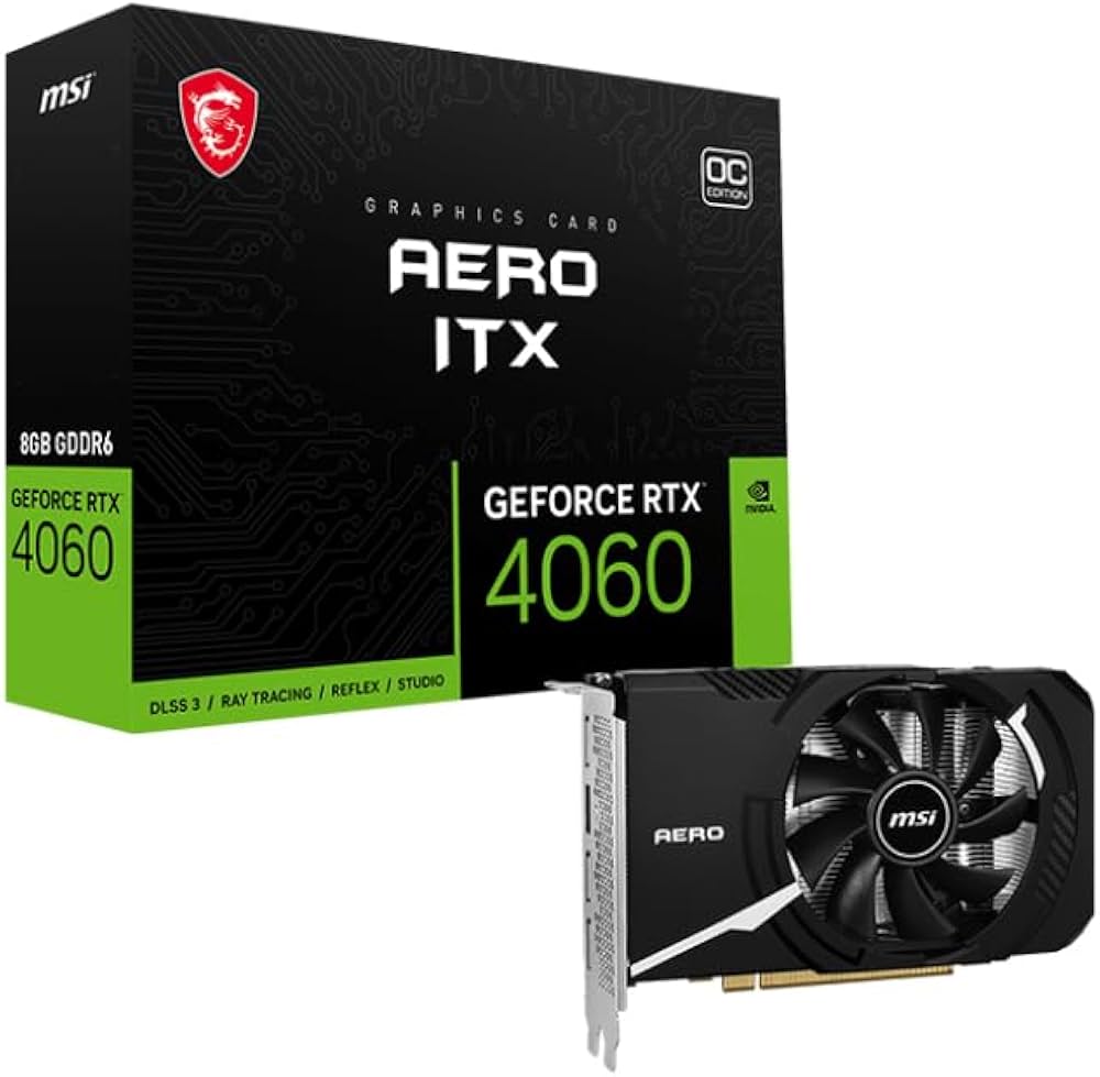 Amazon | MSI Geforce RTX 4060 AERO ITX 8G OC グラフィックスカード