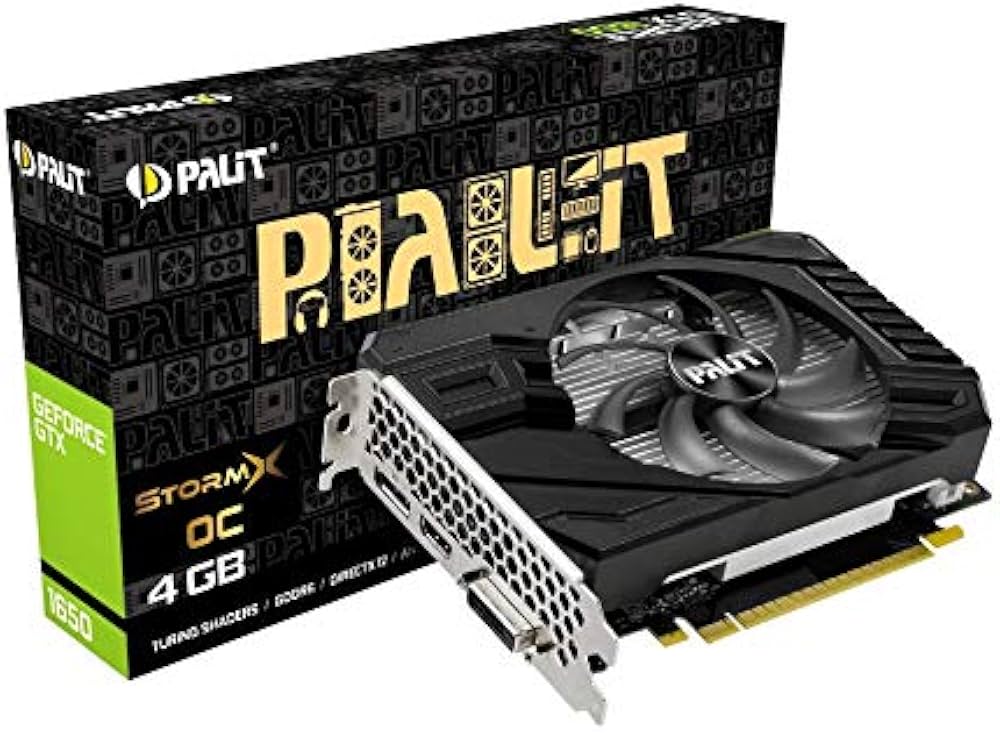 Amazon | Palit Grafikkarte GeForce GTX 1650 StormX OC D6-4 GB