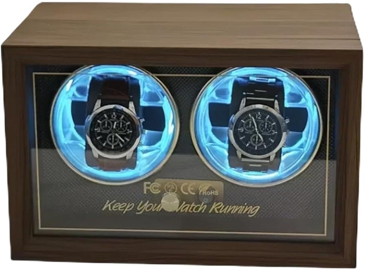 Amazon | ワインディングマシーン （2本巻き） 腕時計自動巻き上げ機