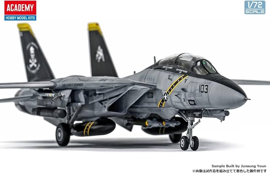 Amazon.com: Academy 1/72 US Navy F-14B Tomcat VF-103 Jolly Rogers