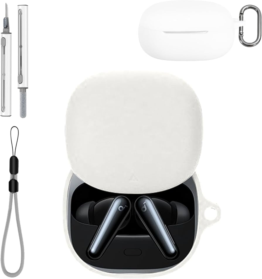 Amazon.com: for Anker Soundcore Liberty 5 Case Cover with Cleaner