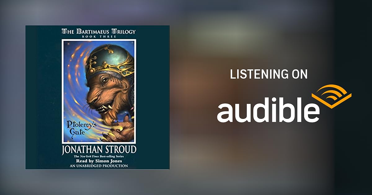 Ptolemy's Gate Audiobook by Jonathan Stroud