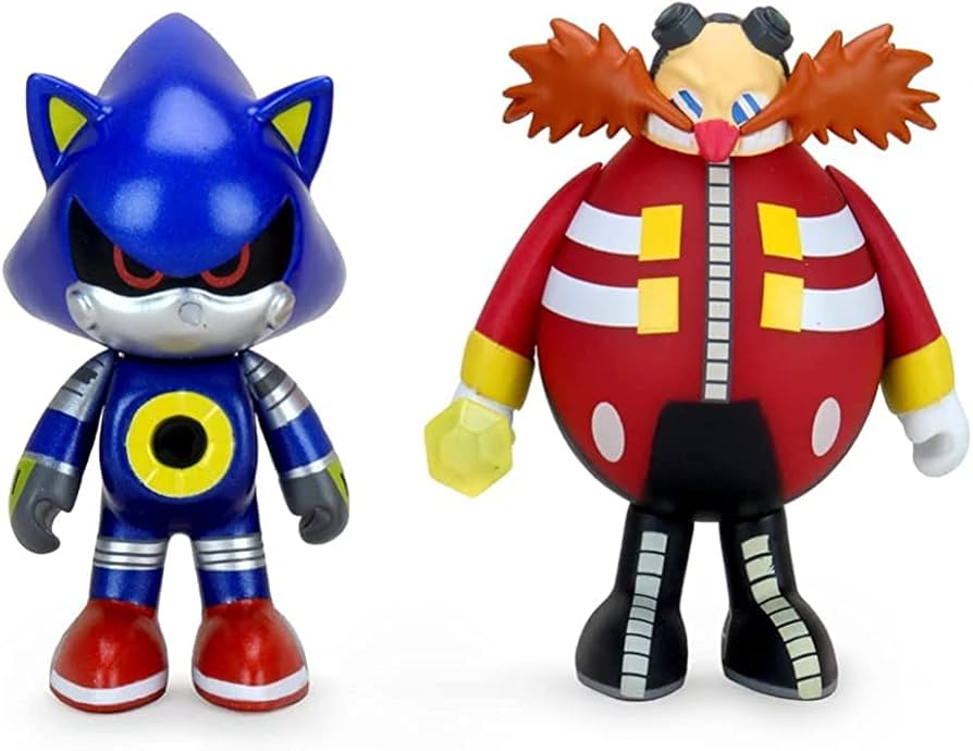 Amazon.com: Kidrobot Sonic the Hedgehog Metal Sonic & Dr Eggman