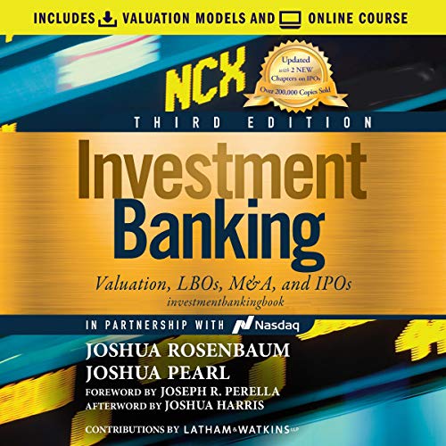 Investment Banking (3rd Edition) Audiobook by Joshua Rosenbaum