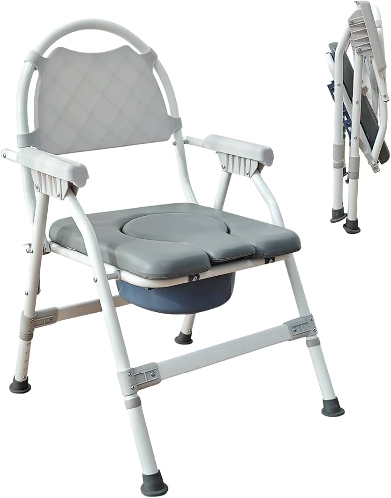 Amazon | RAKU 介護用ポータブルトイレ 大人用おまる 介護用チェア