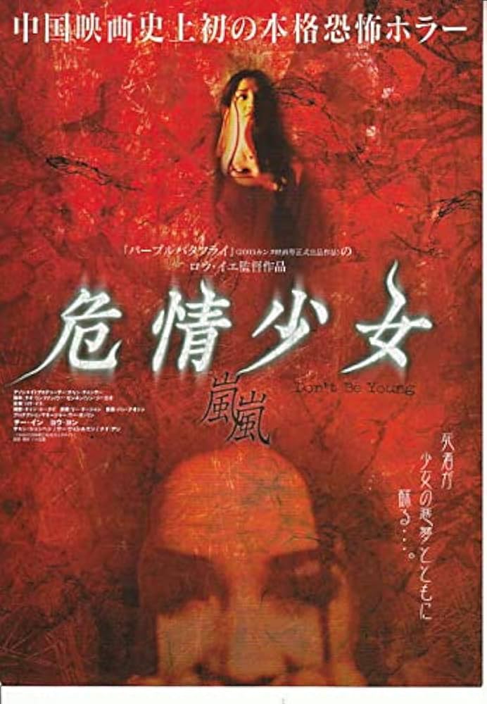 ホラー映画 ロウ・イエ監督 中国アジア映画チラシ「危情少女」 (注