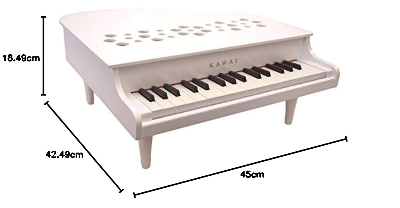 Amazon.co.jp: 河合楽器製作所 KAWAI ミニピアノP-32 ホワイト : おもちゃ