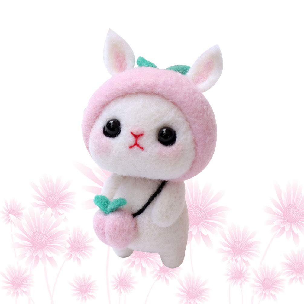 Amazon.co.jp: 羊毛フェルトキット 初心者 ウサギ かわいい フェルト