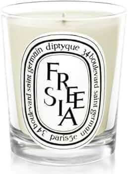 Amazon.com: Diptyque Freesia Candle 6.5oz candle : Home & Kitchen