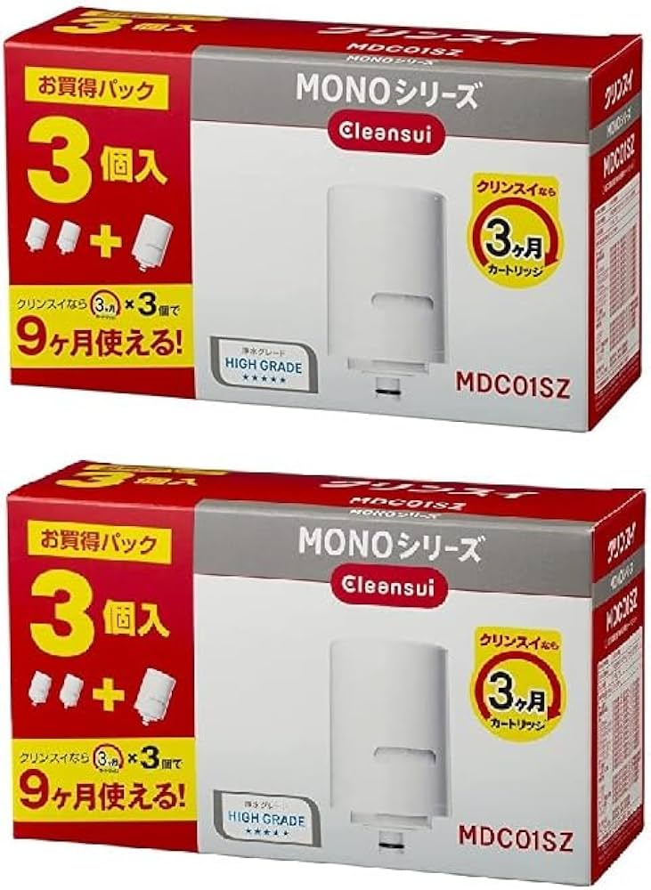 Amazon | クリンスイ 浄水器 MONOシリーズ カートリッジ計3個入り