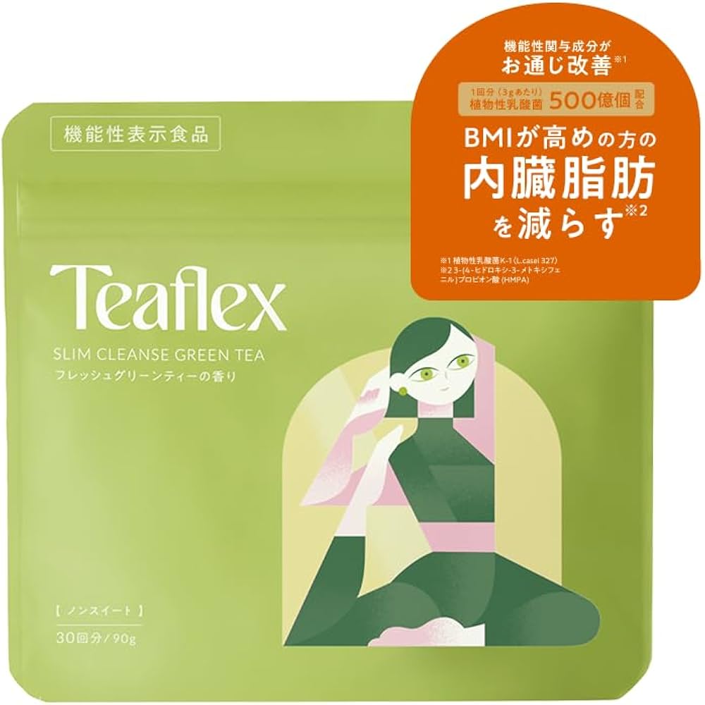 Amazon.co.jp: Teaflex Teaflex Green Tea SLIM CLEANSE GREEN TEA