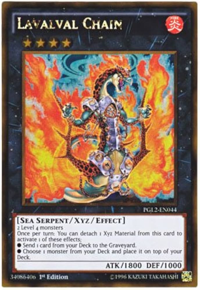 Amazon.co.jp: 遊戯王 英語版 PGL2-EN044 Lavalval Chain ラヴァルバル