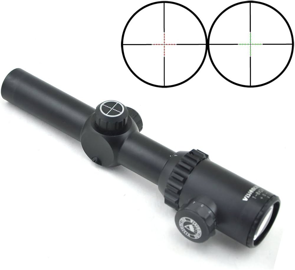 Amazon.co.jp: Visionking 1-8x24ライフルスコープ1倍-8倍 第二焦点面