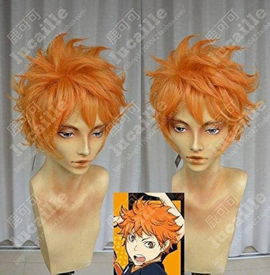 Amazon.co.jp: 耐熱コスプレウィッグ◇ハイキュー!! 日向 翔陽 かつら