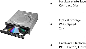 Amazon.com: TechMagnet Desktop PC Internal DVDRW SATA 24x DVD 56x