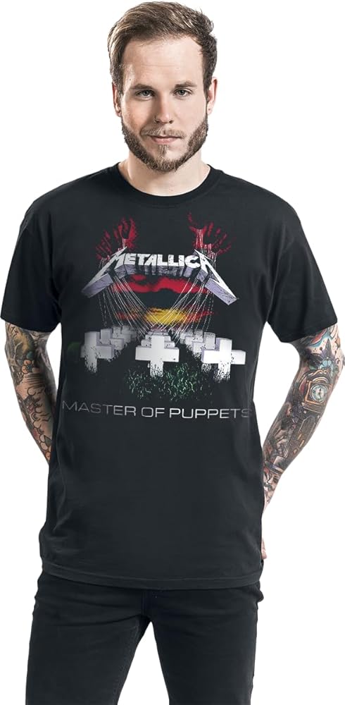 Amazon | Metallica T Shirt Master Of Puppets Album Tracks 公式