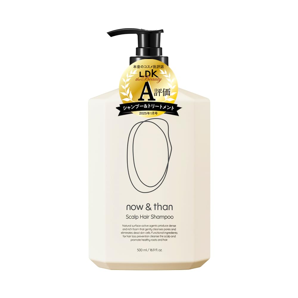 Amazon | [now&than] スカルプヘアシャンプー 500ml 韓国コスメ