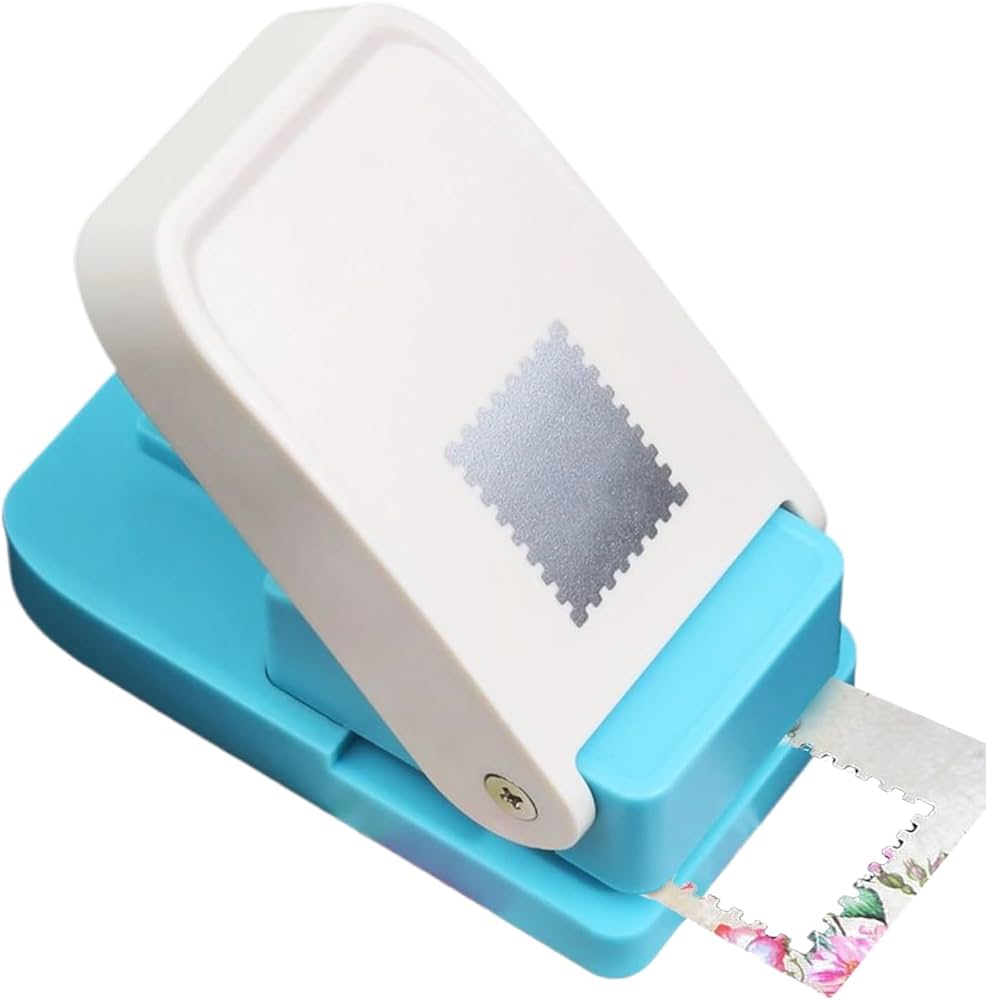 Amazon.co.jp: 切手用ホールパンチ | スカラップレクタングル形状