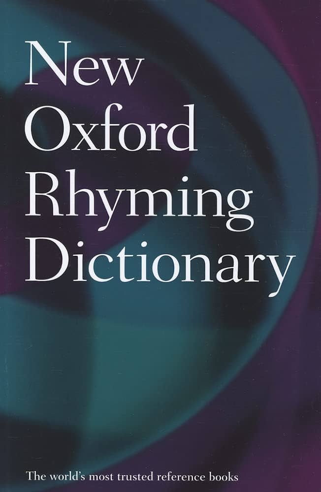 Amazon.com: New Oxford Rhyming Dictionary: 9780199652464: Oxford