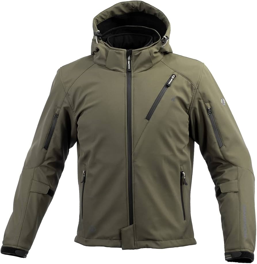 Amazon | [KOMINE] バイク用 ジャケット プロテクトソフトシェル