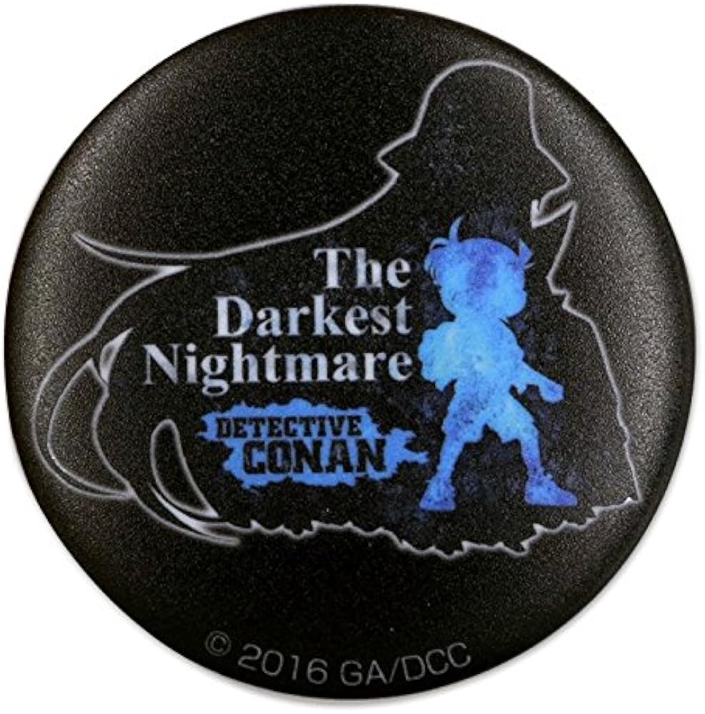 Amazon.co.jp: ポリカバッチ 名探偵コナン純黒の悪夢（ムービーマーク