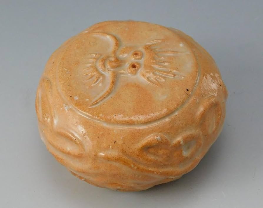 Amazon.co.jp: 鳳凰堂十二代 田原陶兵衛『萩 竜香合②』辰 萩焼 香合