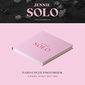 BLACKPINK JENNIE [SOLO] PHOTOBOOK CD+PhotoBook+PostCard+PhotoCard+