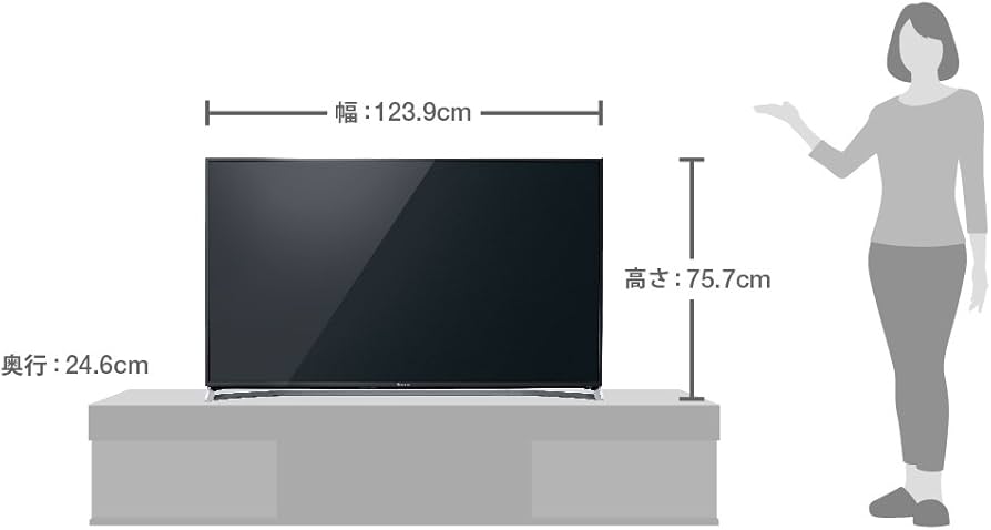 Amazon | パナソニック 55V型 液晶テレビ ビエラ TH-55CX800N 4K 2015