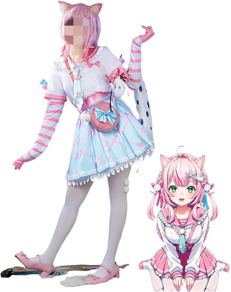 Amazon.co.jp: [900] VTuber ヤン・ナリウィッグ ，靴 付き コスプレ