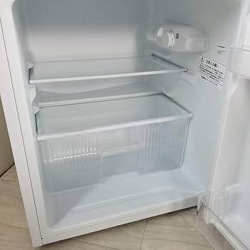 Amazon.co.jp: ユーイング 90L 2ドア冷蔵庫（直冷式）ホワイト【右開き