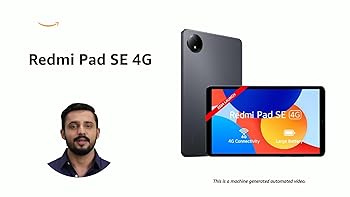 Redmi Pad SE 4G | WiFi Mediatek Helio G55| 8.7-इंक
