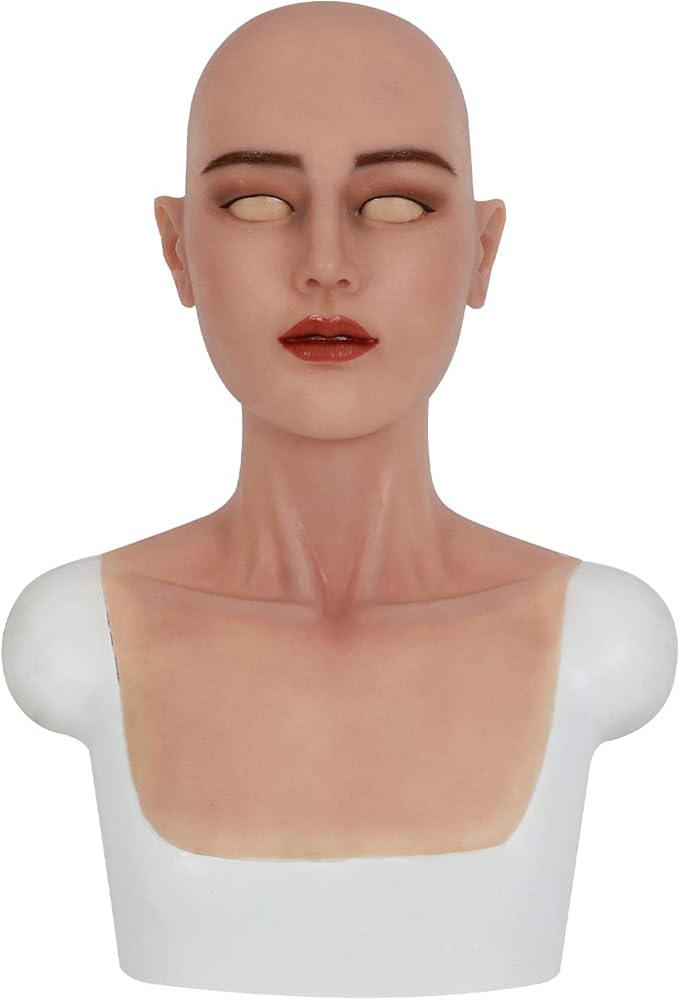 Amazon | [ROANYER] フィメールマスク 女装 仮面 男の娘 変装 メイク